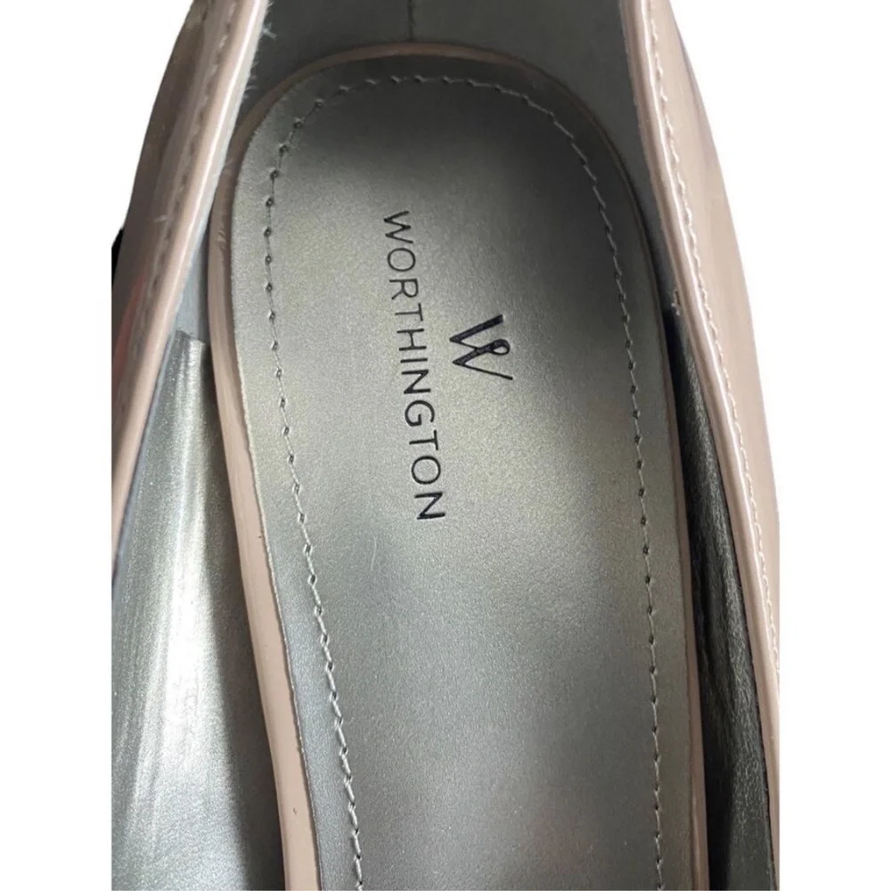 Worthington Pumps Women's Nougat Round Toe Stiletto Heel Classic Elegant Size 10